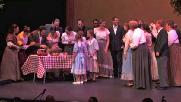 Center Stage Opera Chorus in "Marie's Orchard" premiere